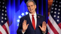 US-Finanzminister Scott Bessent während seiner Medienkonferenz im «USA House» am diesjährigen WEF in Davos.