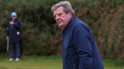 Johann Rupert, Verwaltungsratspräsident und Grossaktionär von Richemont, bei einem Golfturnier in Schottland im Oktober 2025.