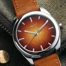 Ein Paradeexemplar der Marke: Die Golden Hour, in deren 39-mm-Gehäuse ein Automatikwerk von La Joux-Perret steckt. Preis: 2400 Fr.