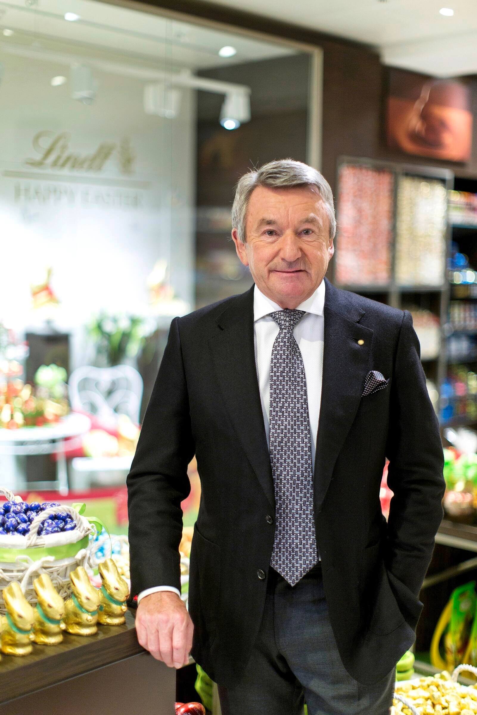 Ernst Tanner, Exekutiver VerwaltungsratsprÃ¤sident, Chocoladefabriken Lindt & Spruengli AG. (PPR/Lindt & Spruengli)