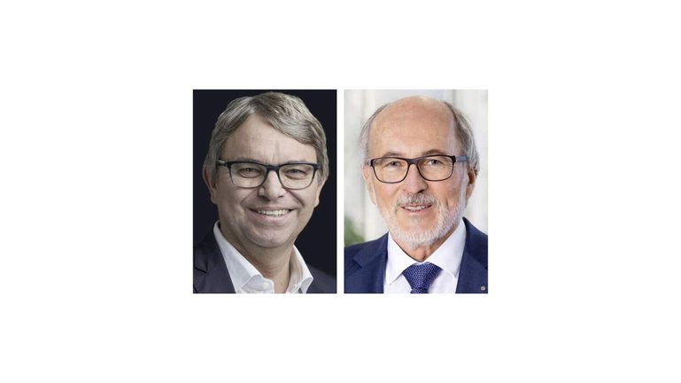 Gilbert Achermann (l.), Willy ­Michel.