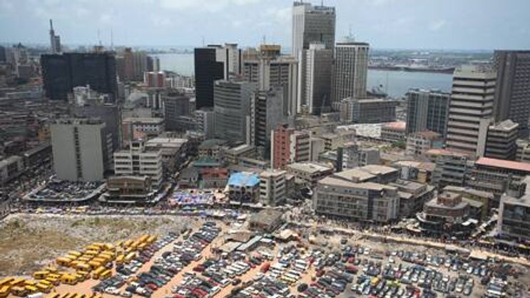 Aufstrebendes Geschäftsviertel: Lagos, die grösste Stadt Nigerias.