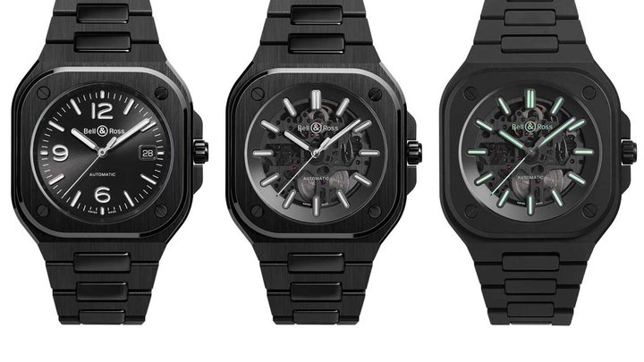 Bell & Ross BR 05 Inspiriert von der Instrumententafel, mit 41-mm-Gehäuse aus schwarzer Keramik und freiem Blick aufs Kaliber, hat diese Uhr das Zeug zum Signature Piece. 8600 Fr.