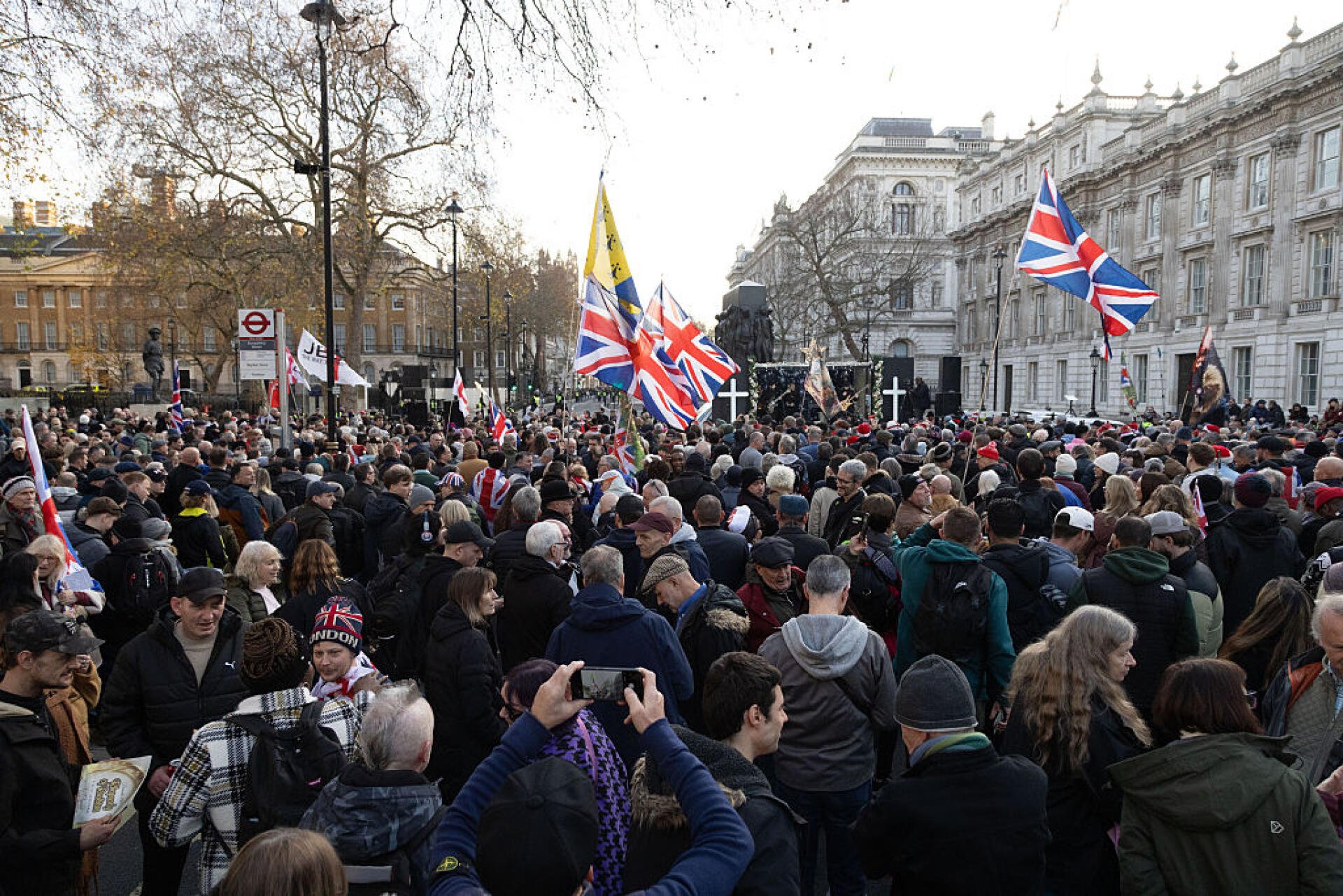 'Unite the Kingdom' - Tommy Robinson carol service in London