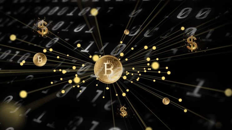 Eine Bitcoin-Illustration (2024).