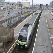 BLS am Bahnhof Bern: Bringt Pendler in die Bundeshauptstadt.